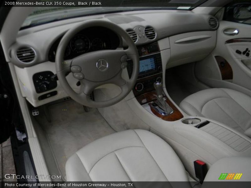 Black / Black 2008 Mercedes-Benz CLK 350 Coupe