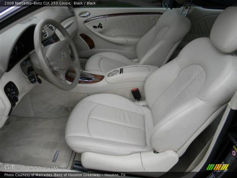 Black / Black 2008 Mercedes-Benz CLK 350 Coupe