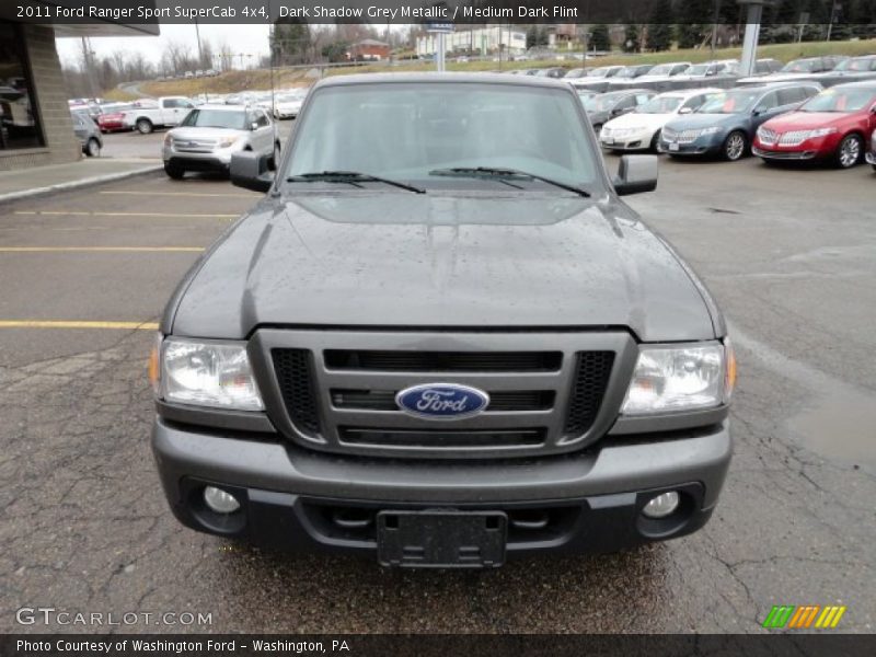 Dark Shadow Grey Metallic / Medium Dark Flint 2011 Ford Ranger Sport SuperCab 4x4