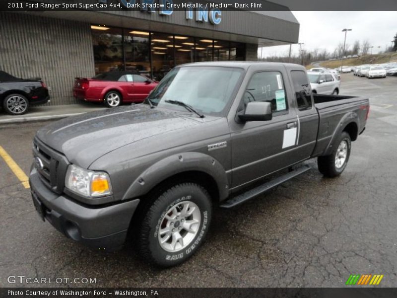 Dark Shadow Grey Metallic / Medium Dark Flint 2011 Ford Ranger Sport SuperCab 4x4