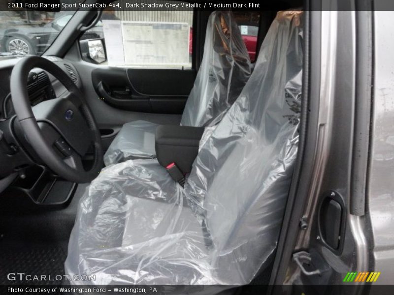 Dark Shadow Grey Metallic / Medium Dark Flint 2011 Ford Ranger Sport SuperCab 4x4