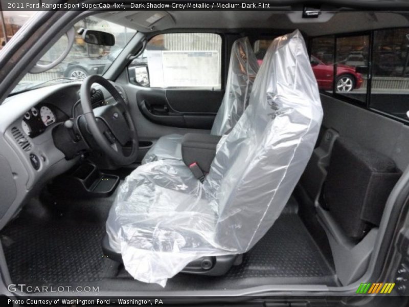 Dark Shadow Grey Metallic / Medium Dark Flint 2011 Ford Ranger Sport SuperCab 4x4
