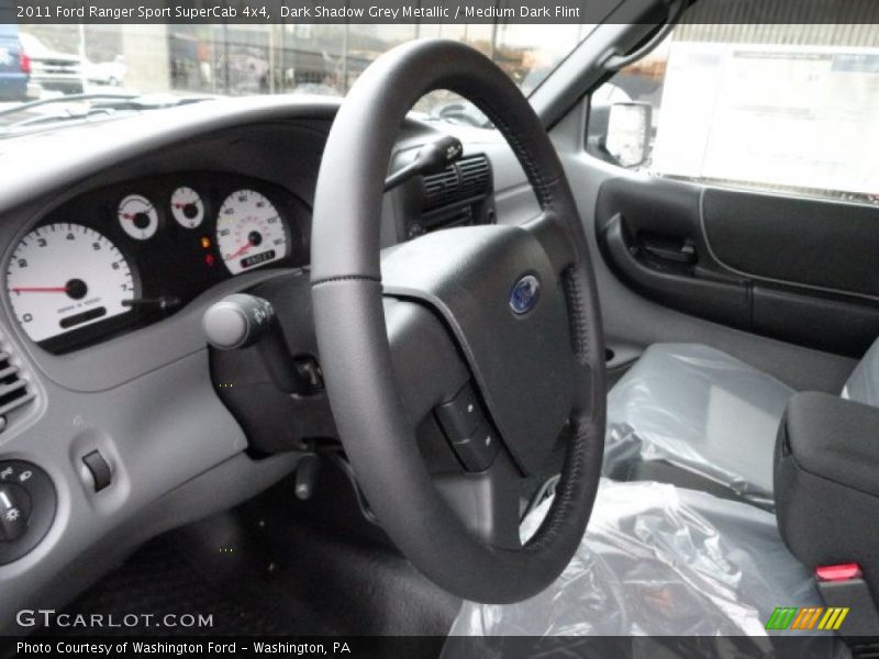 Dark Shadow Grey Metallic / Medium Dark Flint 2011 Ford Ranger Sport SuperCab 4x4