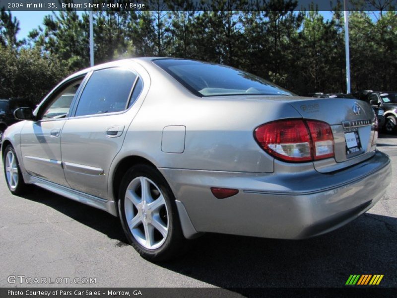 Brilliant Silver Metallic / Beige 2004 Infiniti I 35