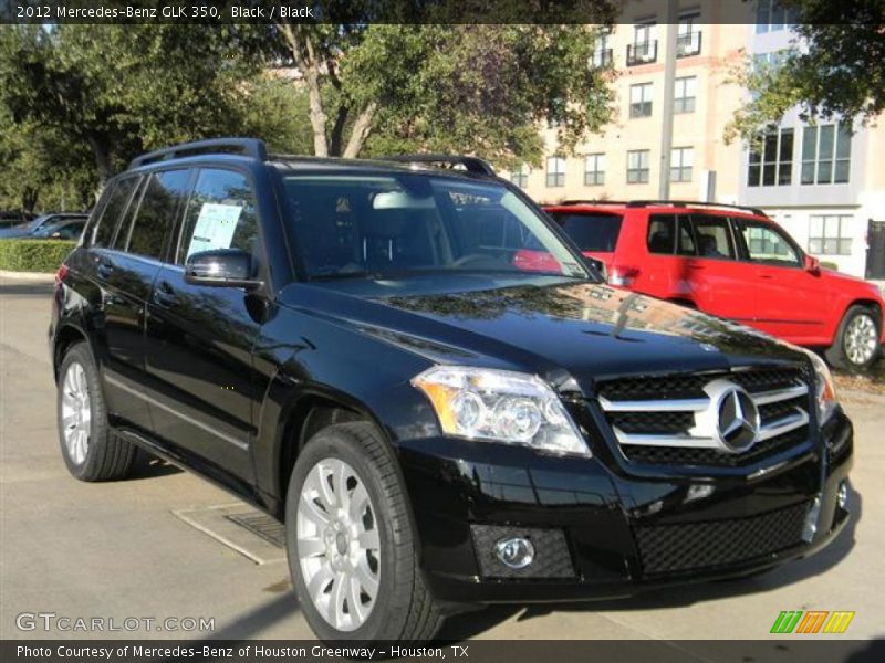 Black / Black 2012 Mercedes-Benz GLK 350