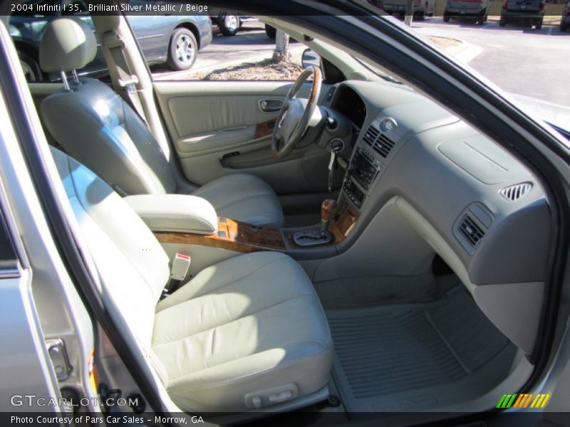 Brilliant Silver Metallic / Beige 2004 Infiniti I 35