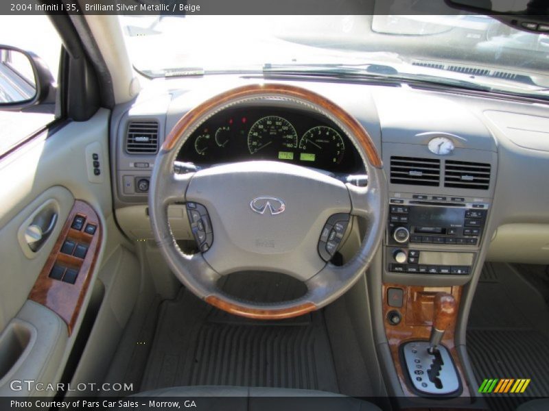Brilliant Silver Metallic / Beige 2004 Infiniti I 35