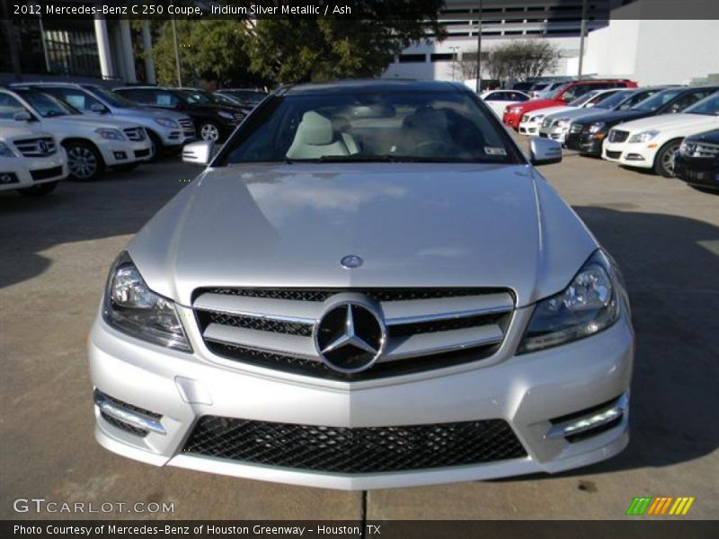 Iridium Silver Metallic / Ash 2012 Mercedes-Benz C 250 Coupe