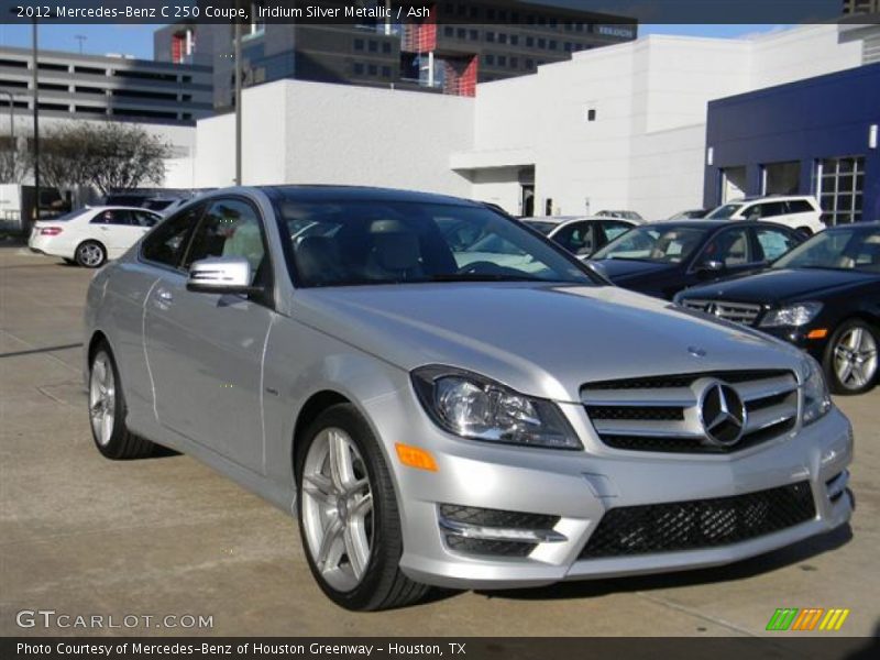 Iridium Silver Metallic / Ash 2012 Mercedes-Benz C 250 Coupe