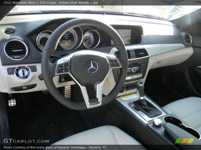 Iridium Silver Metallic / Ash 2012 Mercedes-Benz C 250 Coupe