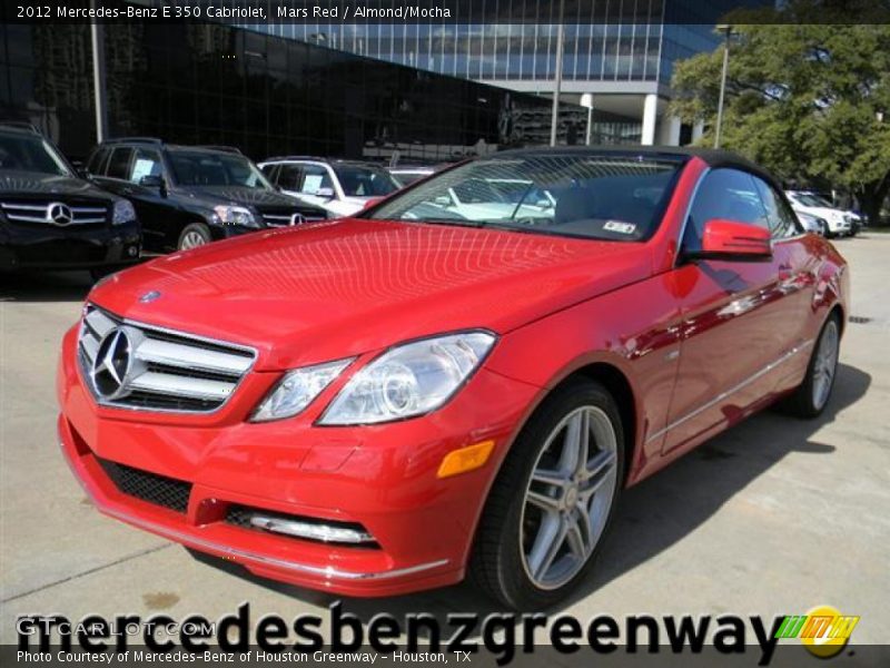Mars Red / Almond/Mocha 2012 Mercedes-Benz E 350 Cabriolet