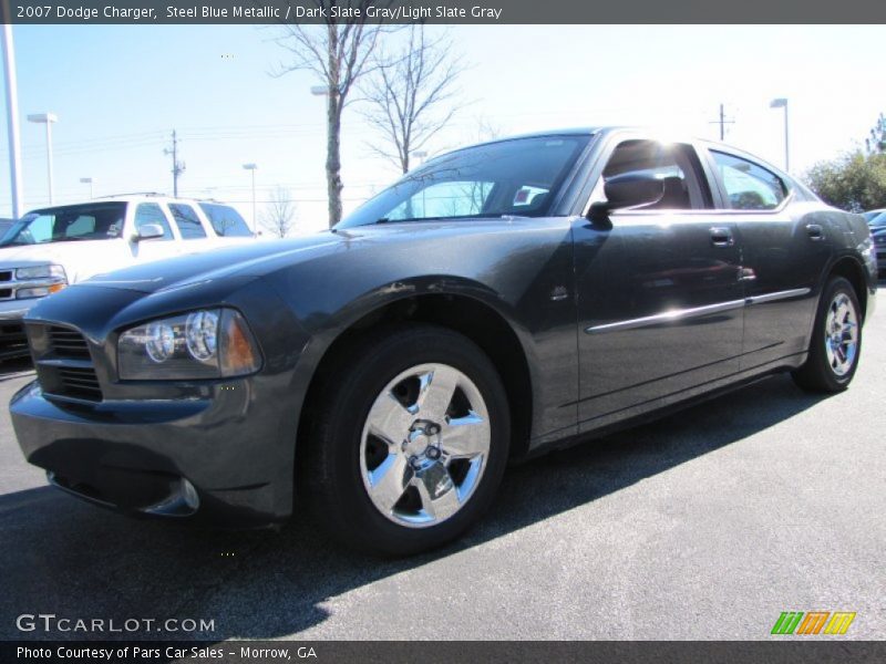 Steel Blue Metallic / Dark Slate Gray/Light Slate Gray 2007 Dodge Charger