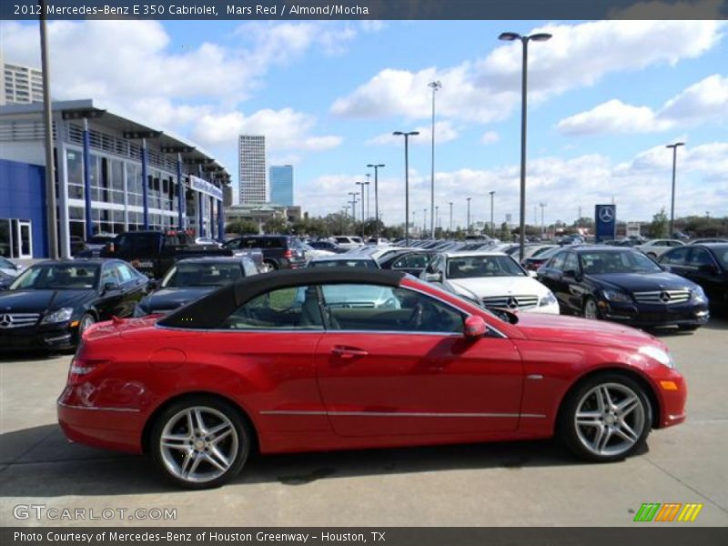 Mars Red / Almond/Mocha 2012 Mercedes-Benz E 350 Cabriolet