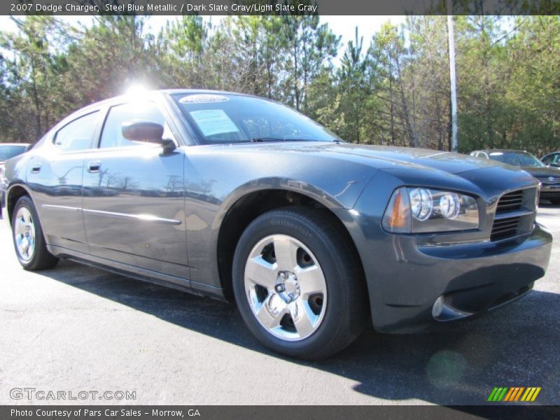 Steel Blue Metallic / Dark Slate Gray/Light Slate Gray 2007 Dodge Charger