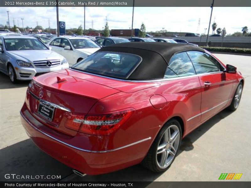 Mars Red / Almond/Mocha 2012 Mercedes-Benz E 350 Cabriolet