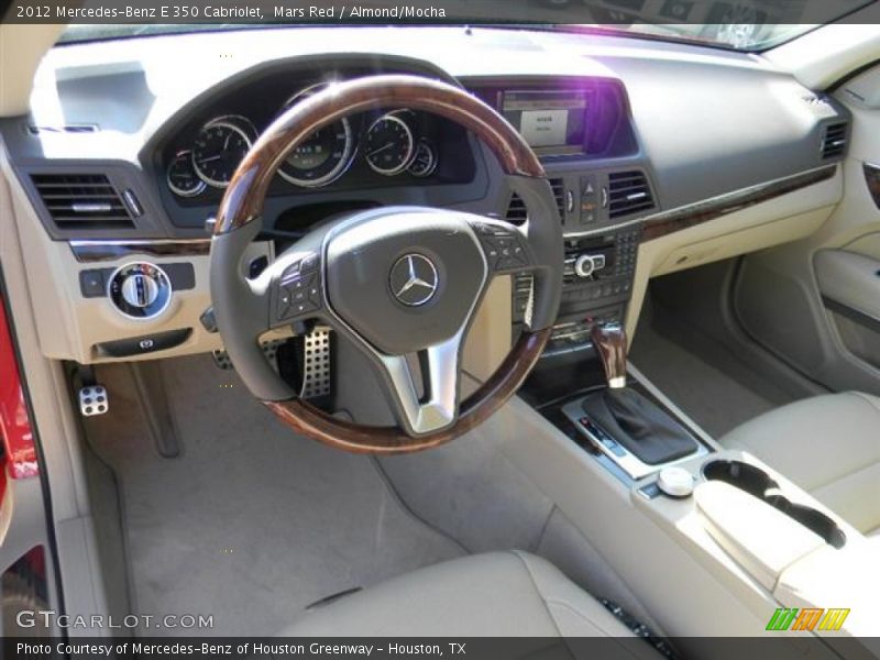 Mars Red / Almond/Mocha 2012 Mercedes-Benz E 350 Cabriolet