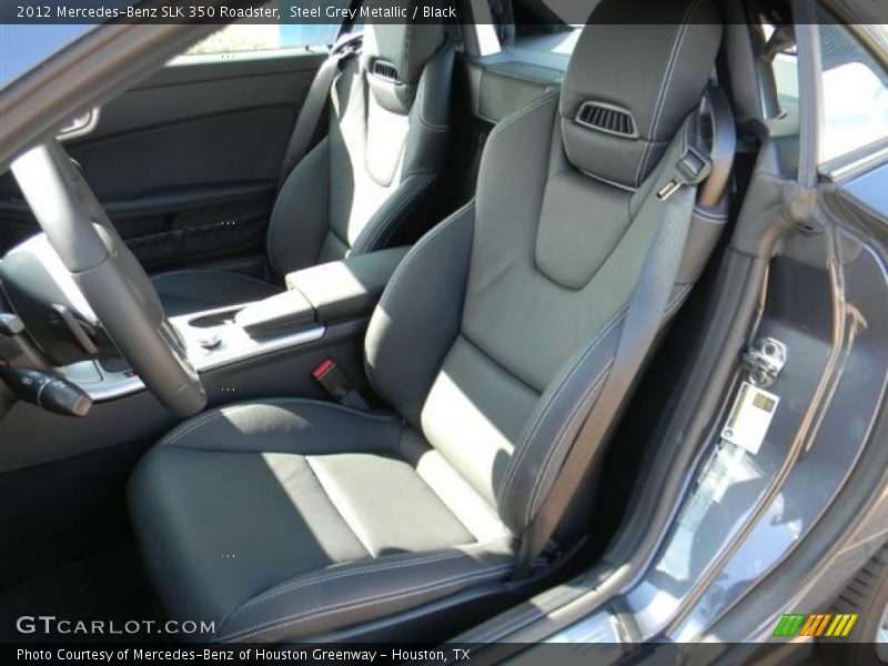  2012 SLK 350 Roadster Black Interior