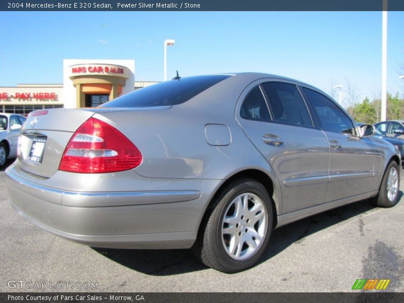 Pewter Silver Metallic / Stone 2004 Mercedes-Benz E 320 Sedan