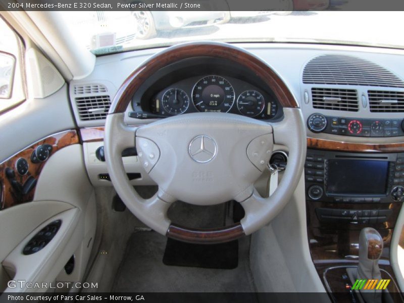 Pewter Silver Metallic / Stone 2004 Mercedes-Benz E 320 Sedan