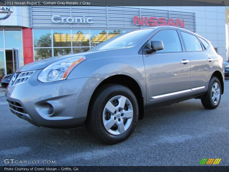 Gotham Gray Metallic / Gray 2011 Nissan Rogue S