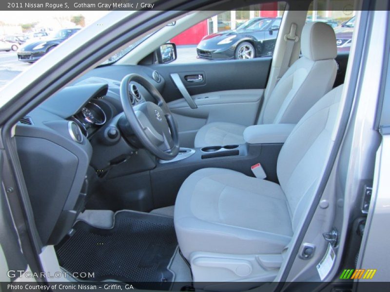 Gotham Gray Metallic / Gray 2011 Nissan Rogue S