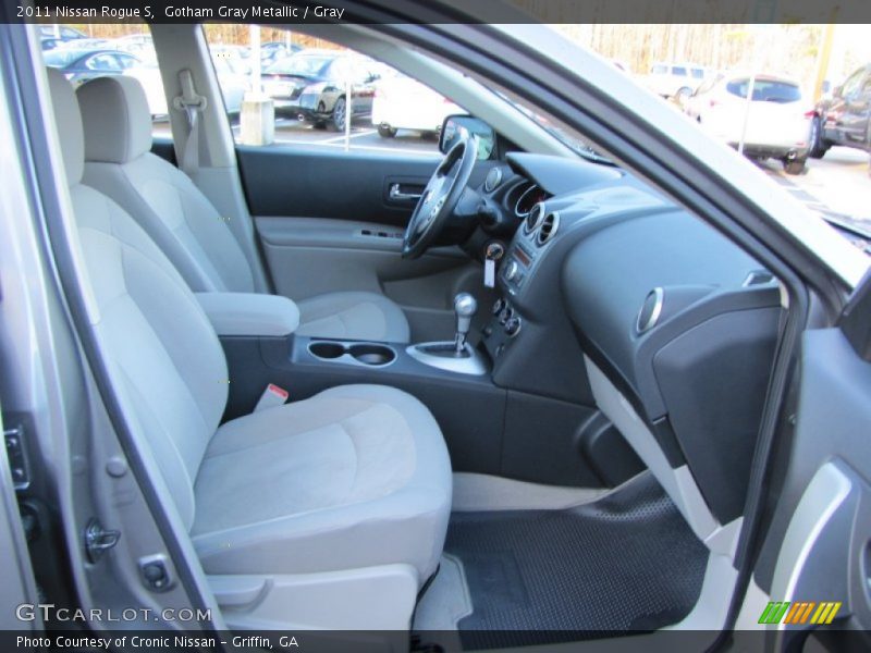 Gotham Gray Metallic / Gray 2011 Nissan Rogue S