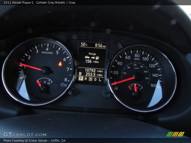 Gotham Gray Metallic / Gray 2011 Nissan Rogue S