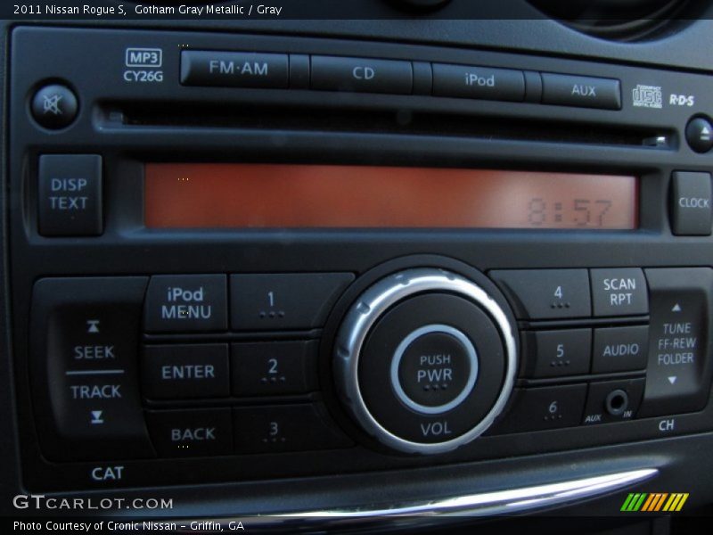 Gotham Gray Metallic / Gray 2011 Nissan Rogue S