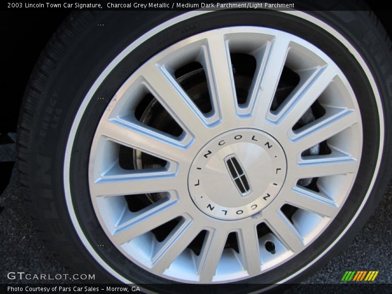 Charcoal Grey Metallic / Medium Dark Parchment/Light Parchment 2003 Lincoln Town Car Signature