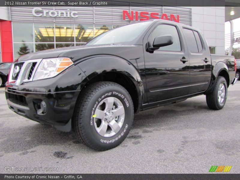 Super Black / Graphite 2012 Nissan Frontier SV Crew Cab