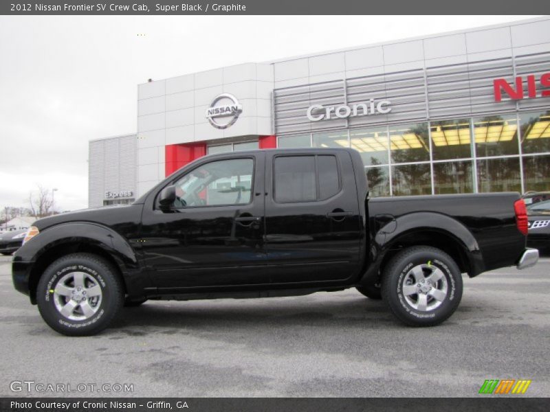 Super Black / Graphite 2012 Nissan Frontier SV Crew Cab