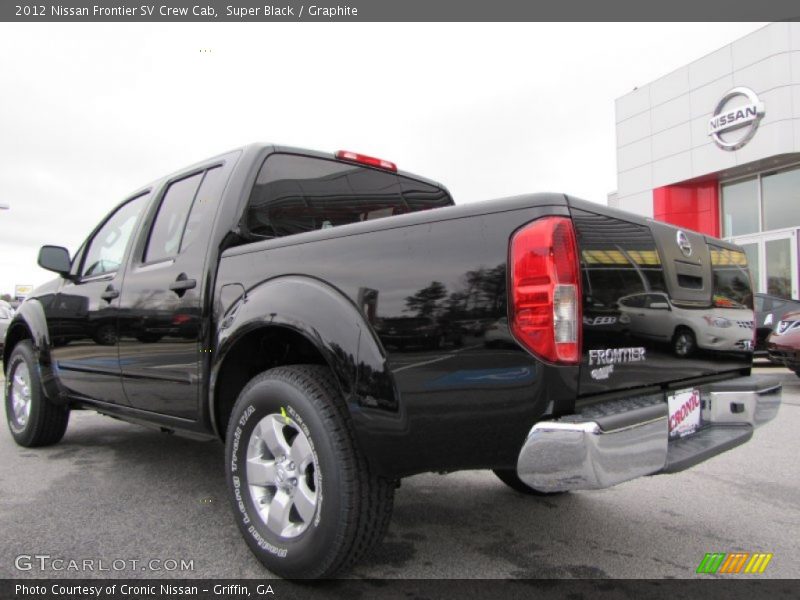 Super Black / Graphite 2012 Nissan Frontier SV Crew Cab