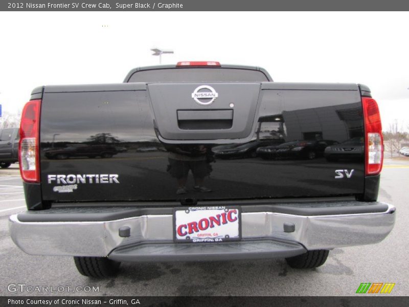 Super Black / Graphite 2012 Nissan Frontier SV Crew Cab