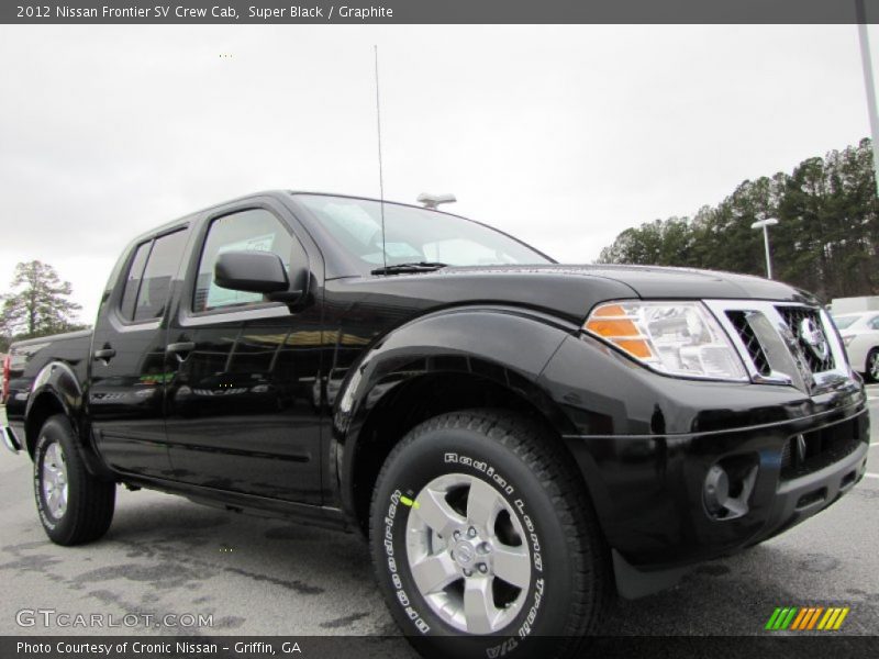Super Black / Graphite 2012 Nissan Frontier SV Crew Cab