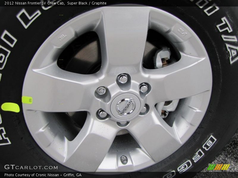 Super Black / Graphite 2012 Nissan Frontier SV Crew Cab