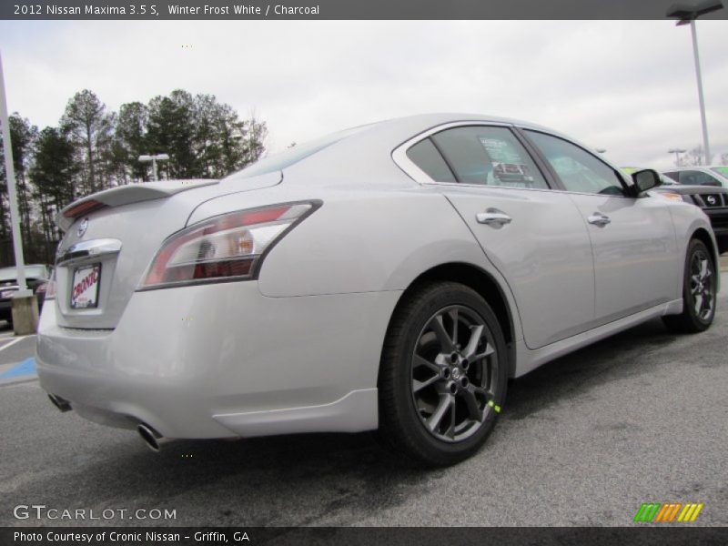 Winter Frost White / Charcoal 2012 Nissan Maxima 3.5 S