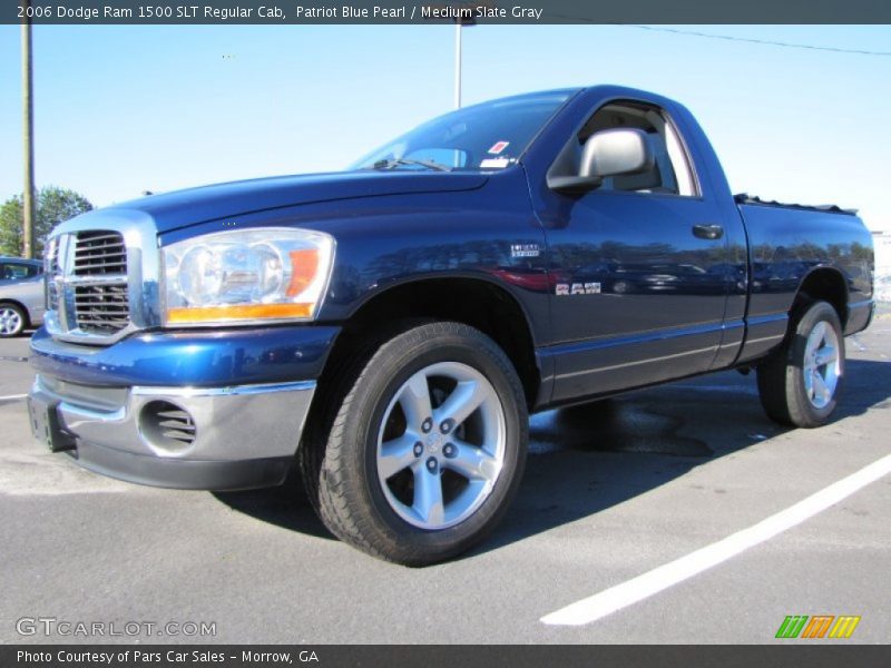 Patriot Blue Pearl / Medium Slate Gray 2006 Dodge Ram 1500 SLT Regular Cab