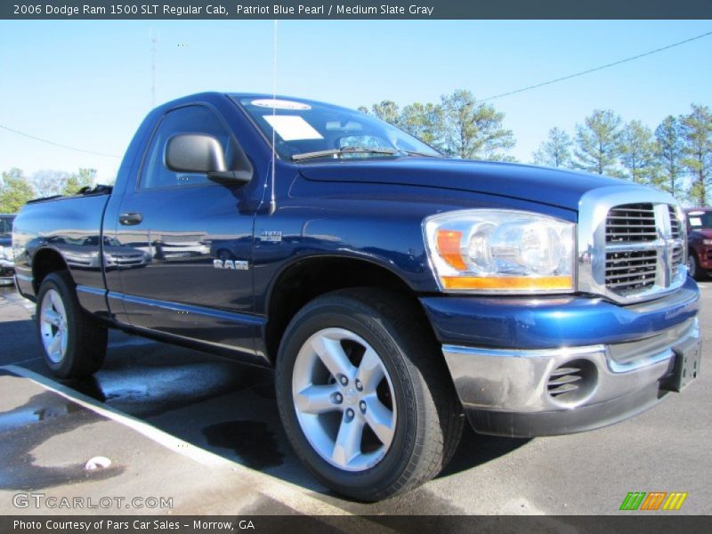 Patriot Blue Pearl / Medium Slate Gray 2006 Dodge Ram 1500 SLT Regular Cab