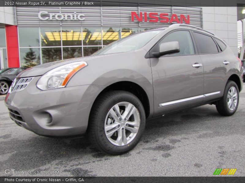 Platinum Graphite / Black 2012 Nissan Rogue SV