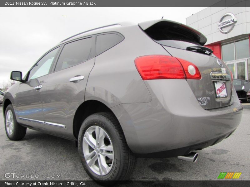 Platinum Graphite / Black 2012 Nissan Rogue SV
