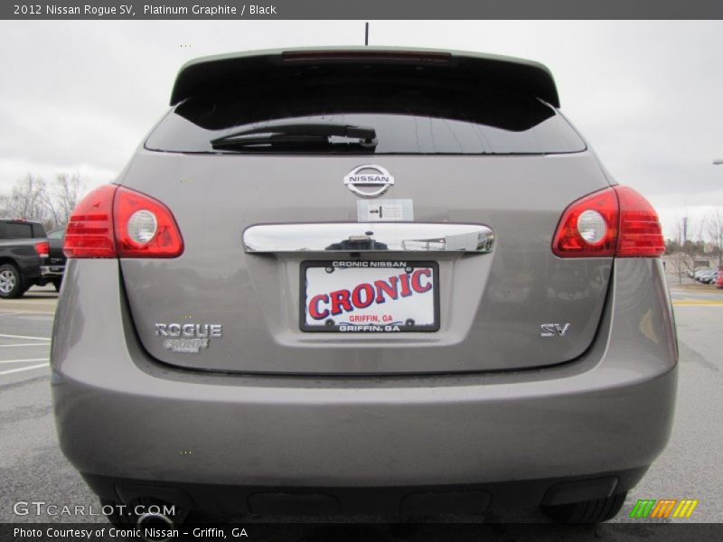 Platinum Graphite / Black 2012 Nissan Rogue SV