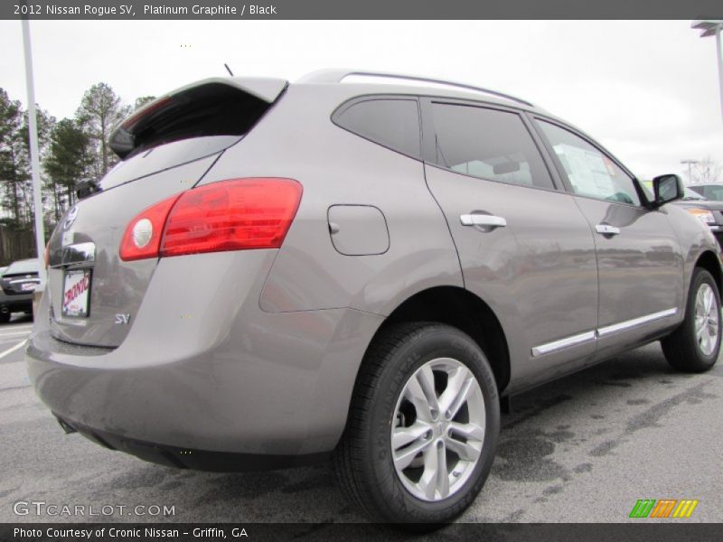 Platinum Graphite / Black 2012 Nissan Rogue SV