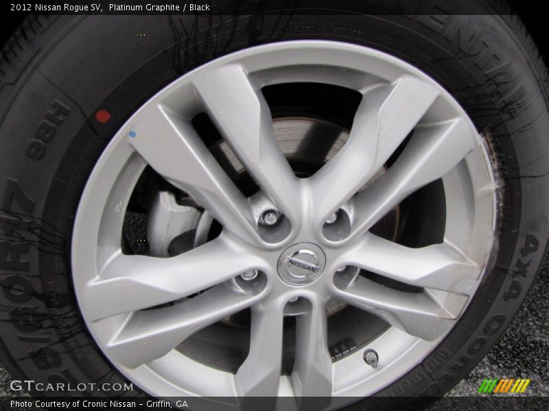 Platinum Graphite / Black 2012 Nissan Rogue SV