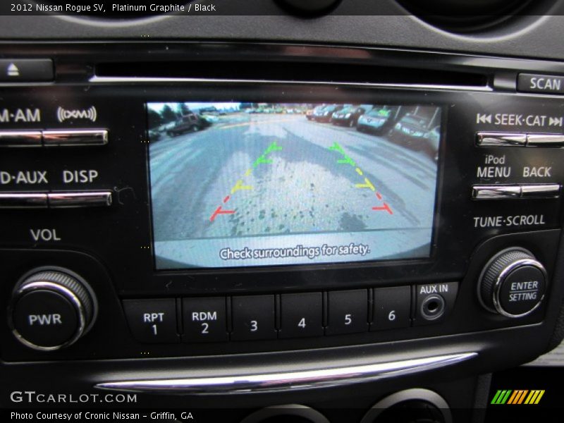 Platinum Graphite / Black 2012 Nissan Rogue SV