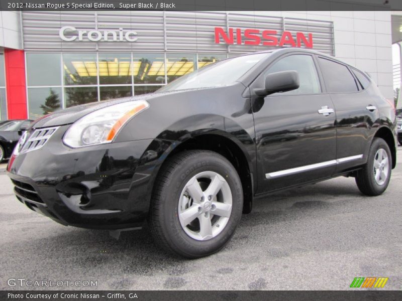 Super Black / Black 2012 Nissan Rogue S Special Edition