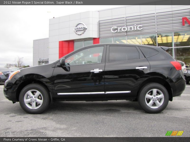 Super Black / Black 2012 Nissan Rogue S Special Edition