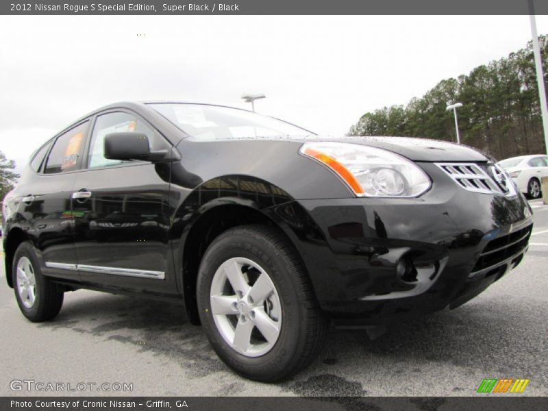 Super Black / Black 2012 Nissan Rogue S Special Edition