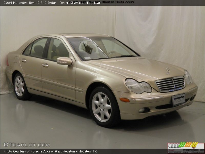 Desert Silver Metallic / Java 2004 Mercedes-Benz C 240 Sedan