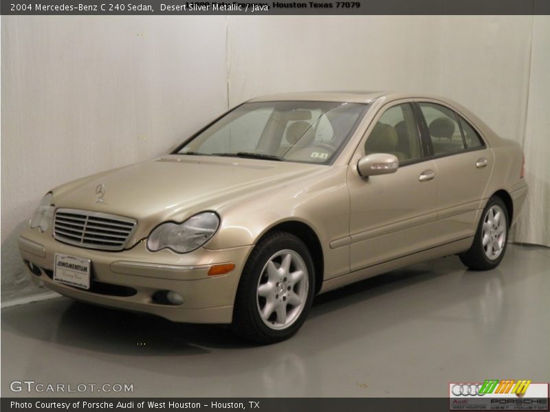 Desert Silver Metallic / Java 2004 Mercedes-Benz C 240 Sedan