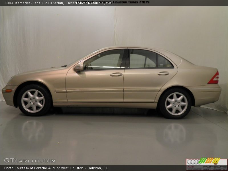 Desert Silver Metallic / Java 2004 Mercedes-Benz C 240 Sedan
